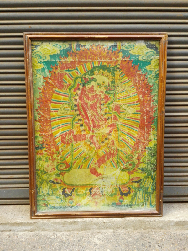 cuadro dioses asia india reproduccion madera 117_5x87x3 1u